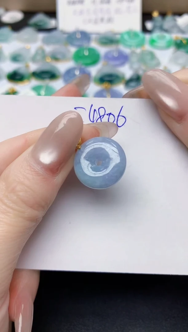 颈饰未镶嵌翡翠天然缅甸A货翡翠百元以上9元证书费自理