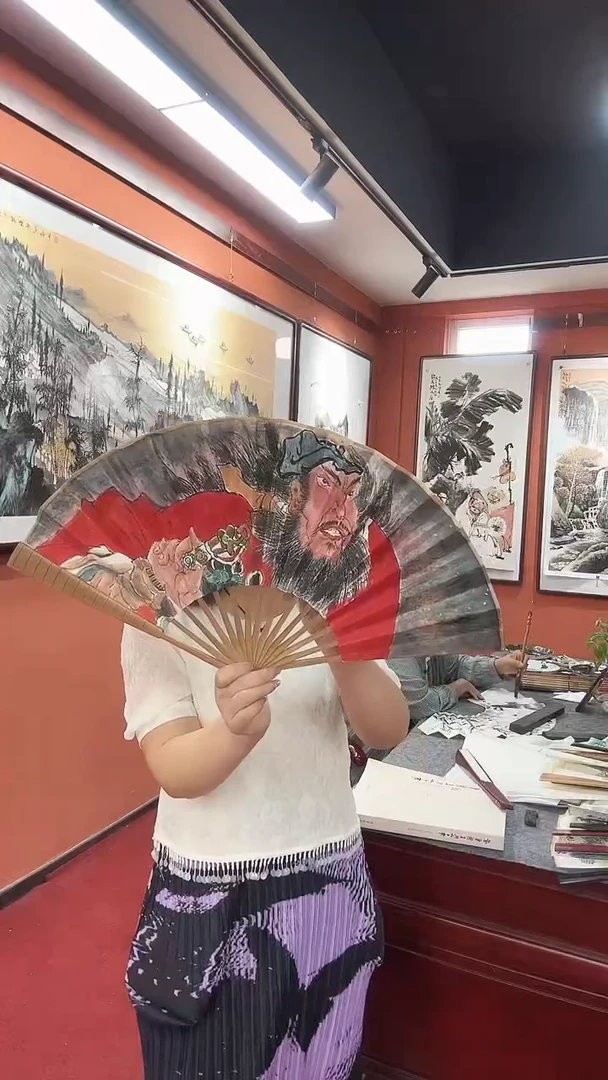 国画孟祥敏/国画/扇面