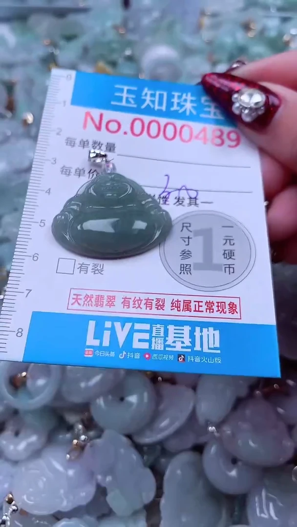 吊坠(不含链)未镶嵌翡翠489