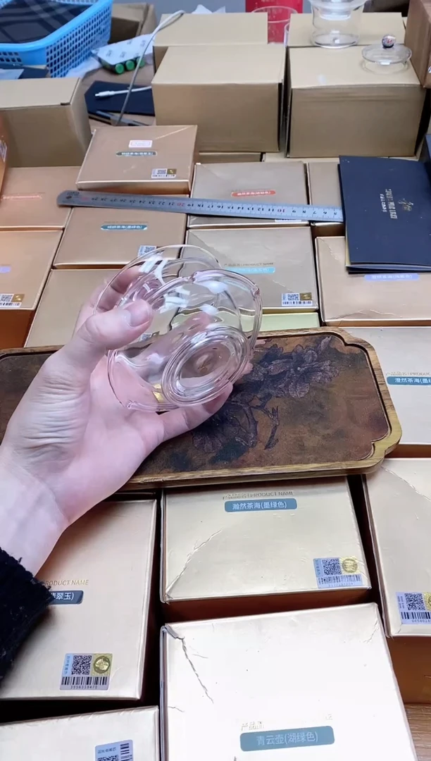 【闪购商品】孤品禾器沁莲盖碗浅粉色（无原包装）