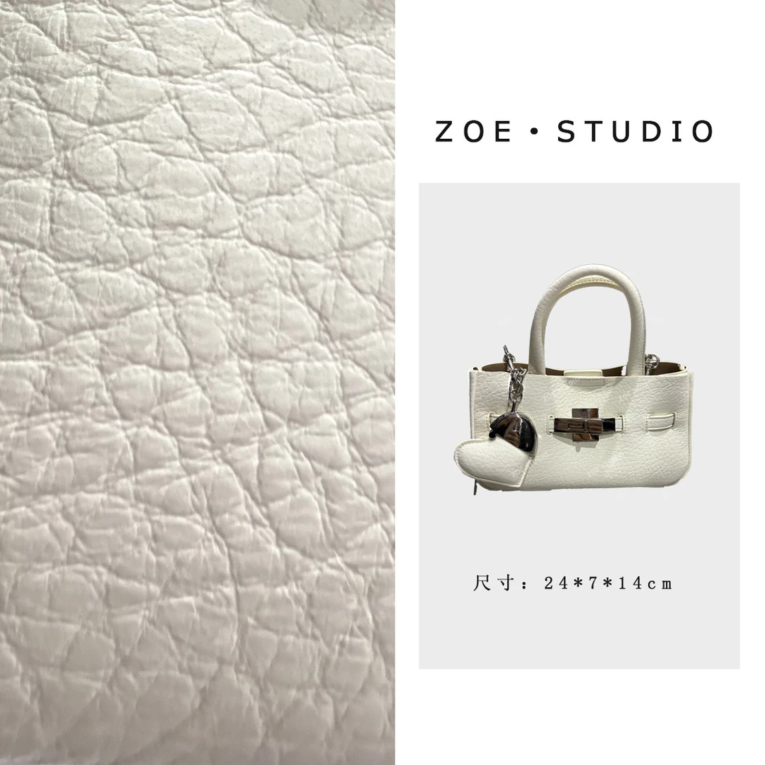 【佐伊甄选】SD-5295-巴黎雾白轻奢女士经典小众斜挎斜跨包包