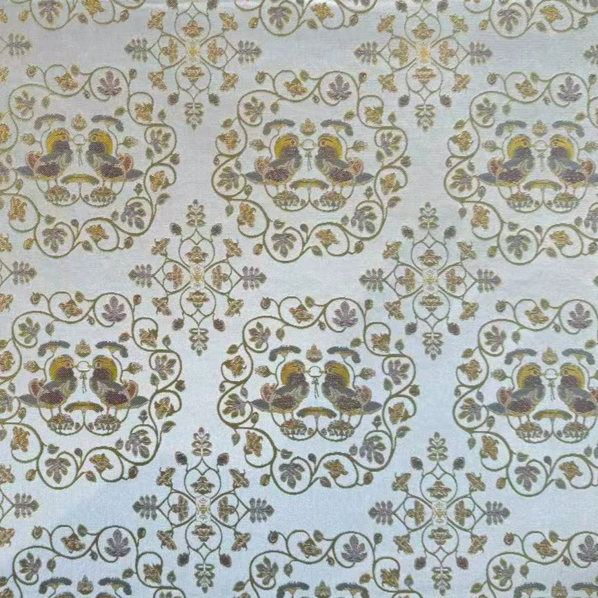 云锦/金色鸳鸯茶席