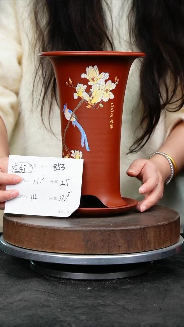 紫砂花盆853+z紫砂花盆