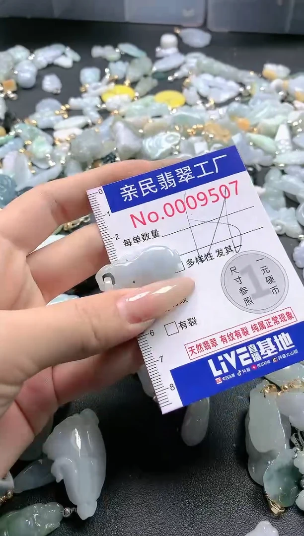 【闪购商品】翡翠吊坠(不含链)未镶嵌9507