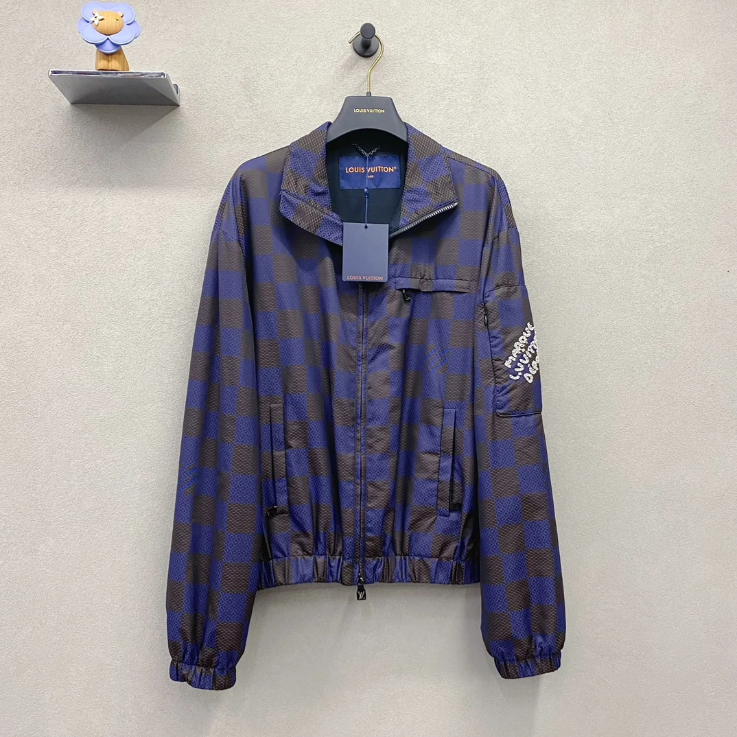 全新未使用 LouisVuitton/路易威登 蓝色外套/尺码46/NH009846