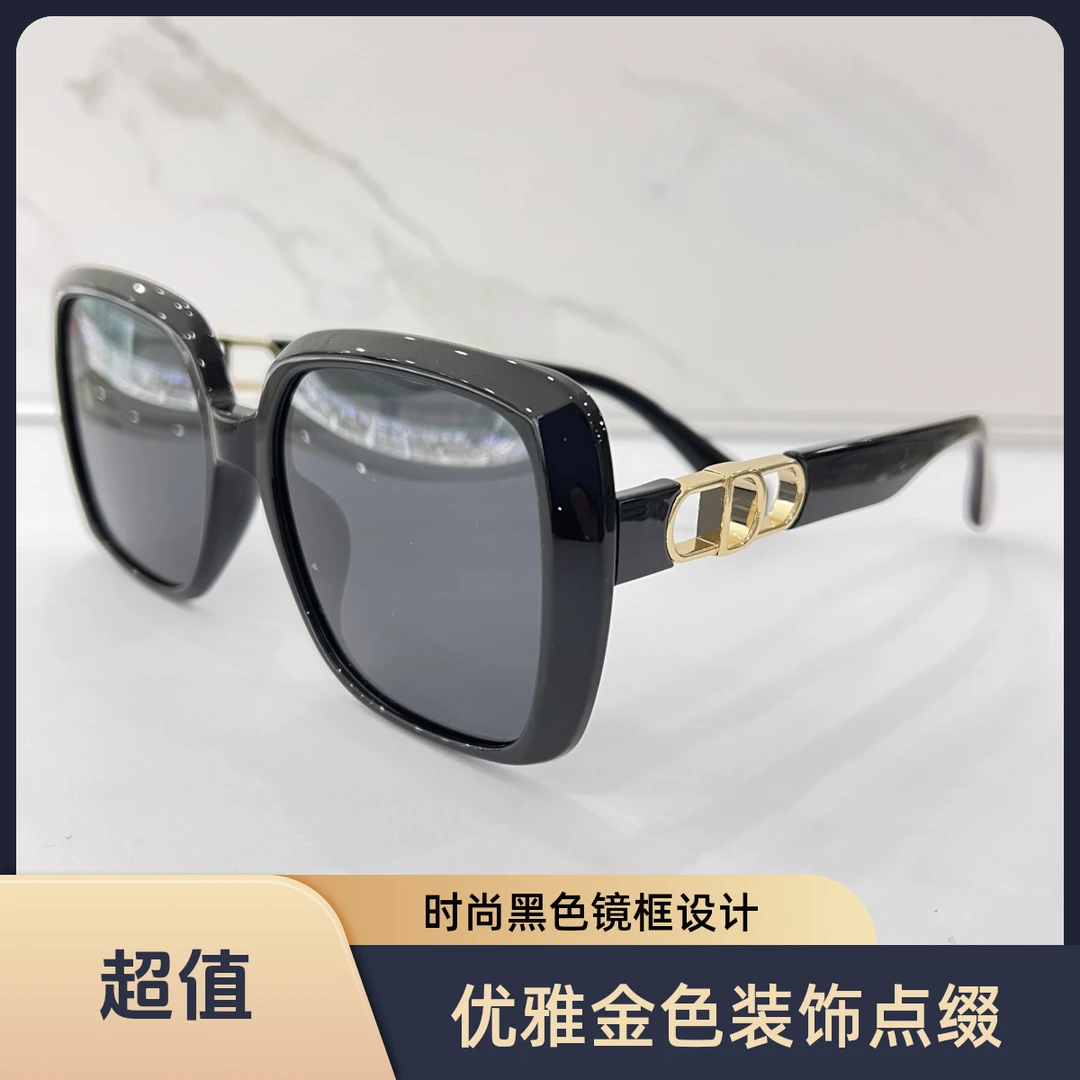 简约高级方框镂空太阳镜防紫外线时尚百搭网红款