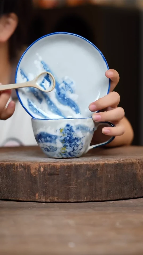 瓷片景德镇高温釉下彩（食品级）