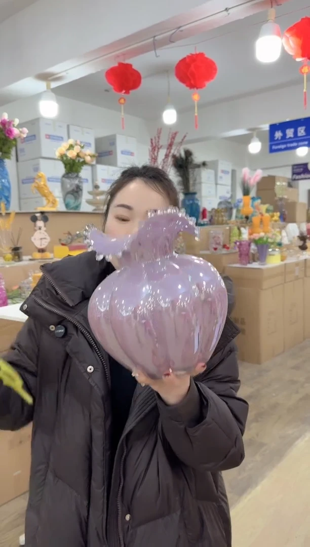 【闪购商品】无铅玻璃甄选花器-h-早38