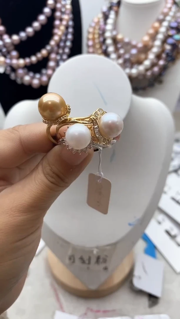 【闪购商品】淡水珍珠颈饰钛钢49