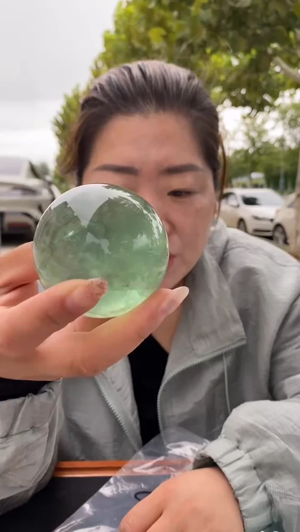 未镶嵌球萤石萤石球D254