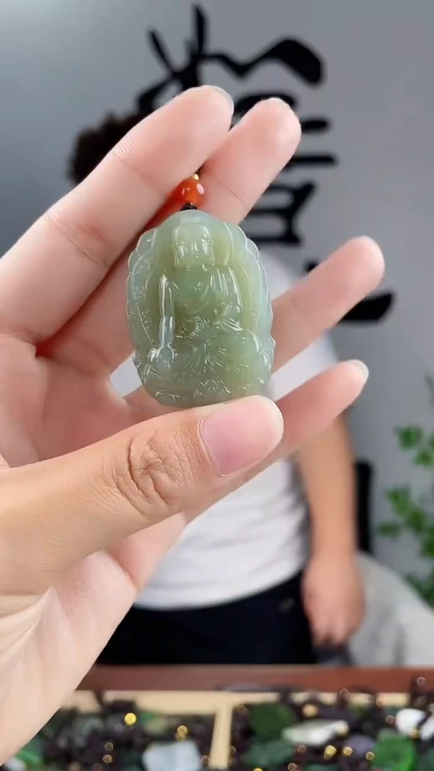 和田玉未镶嵌颈饰拍一发一，多样性发货