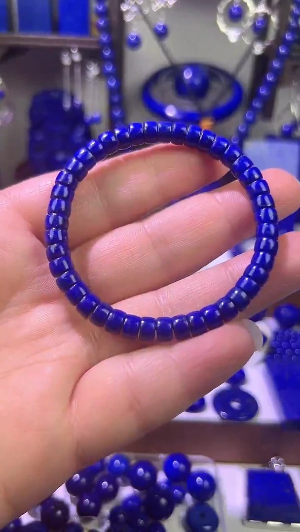 未镶嵌青金石手串高货精工直切天然原矿阿富汗百搭潮串火爆款