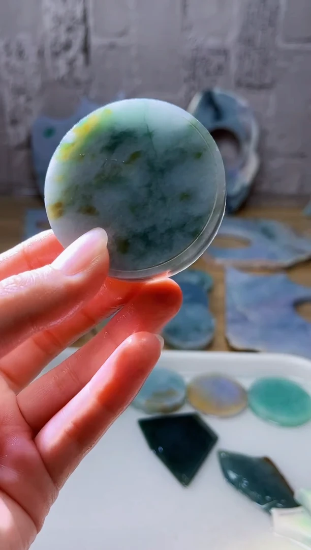 裸石翡翠天然翡翠A货古 南 642