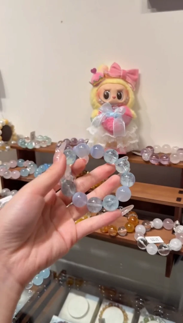 水晶手串未镶嵌是*v）拍4单发一串 拍1单发单珠 多样性发货