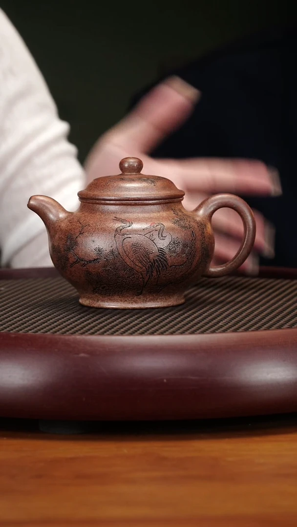 茶壶紫砂1SDH掇只复兴窑柴烧320cc