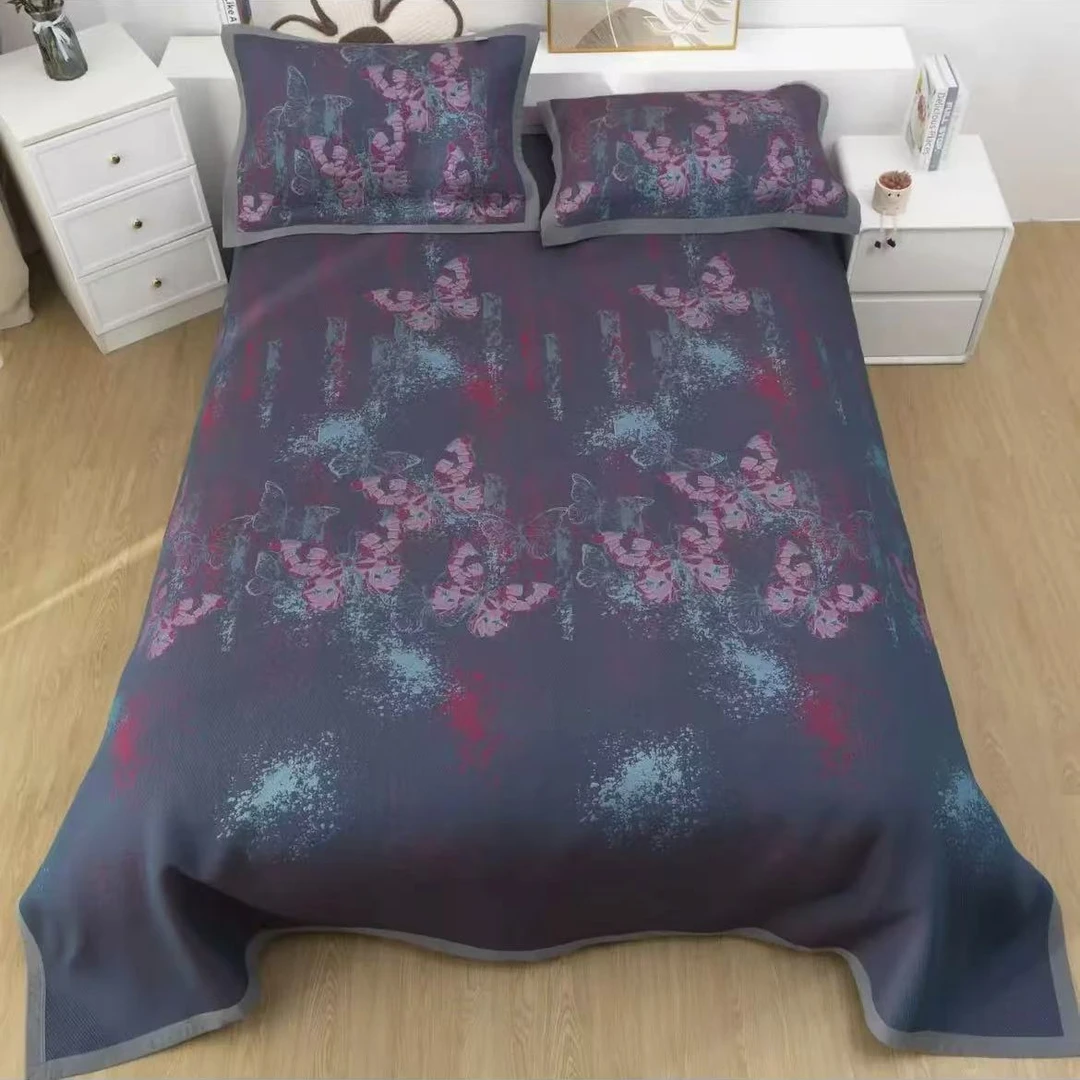 【洒金蝴蝶】230*250cm高端A类亲肤抑菌柔软亲肤透气舒适四季床盖