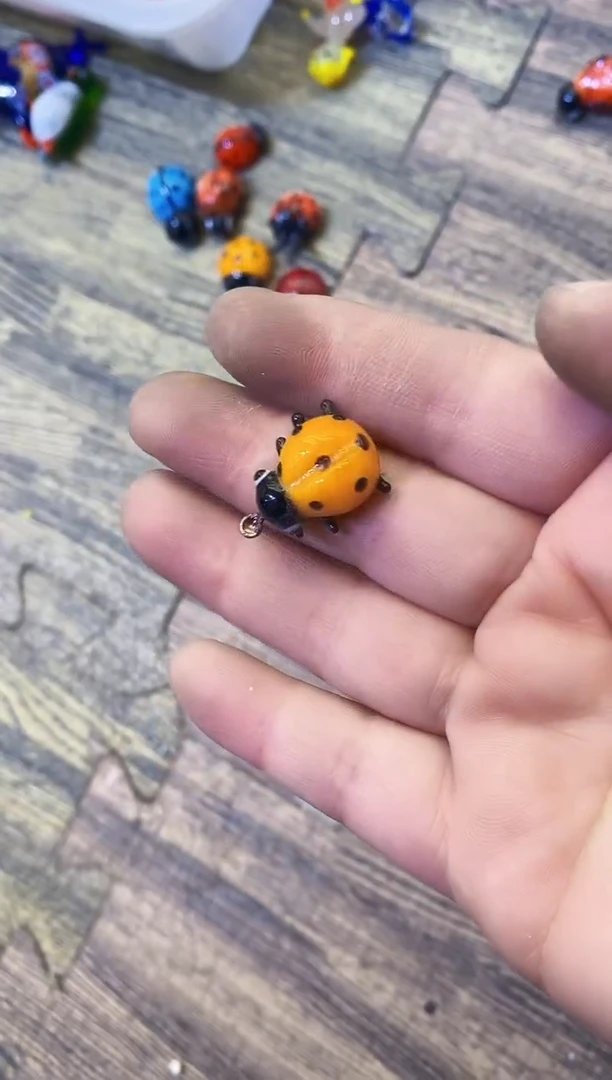 【闪购商品】琉璃手工艺品瓢虫