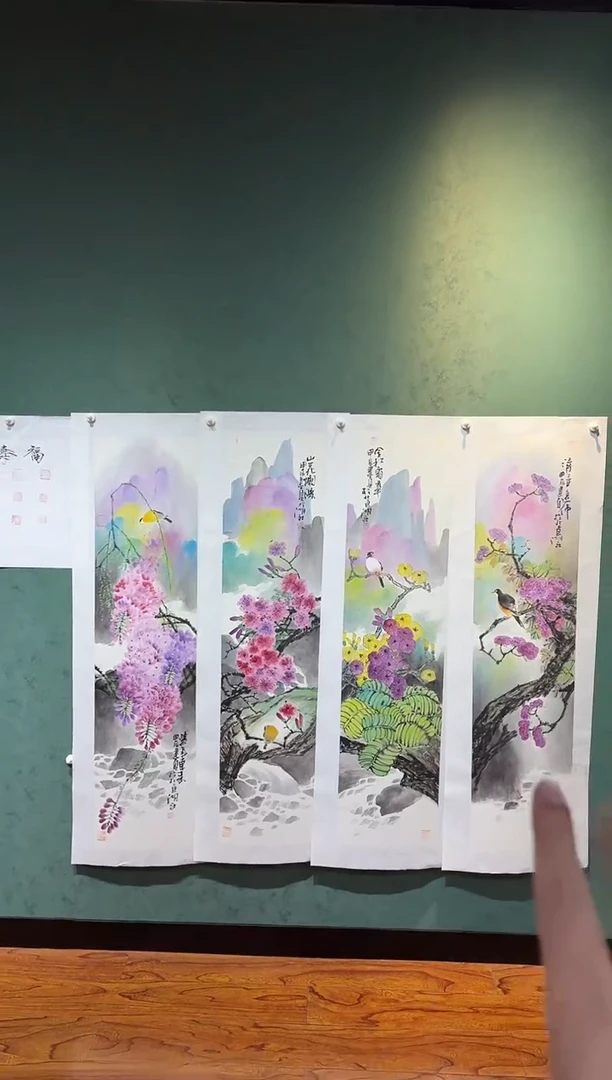 国画周建真老师绘画作品（送印屏）25-5