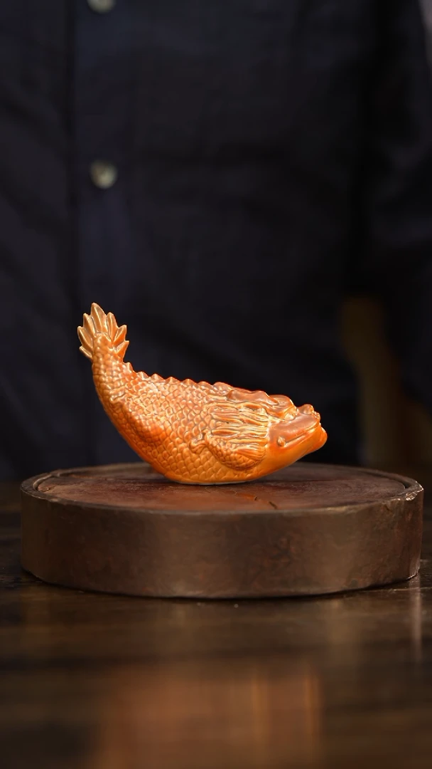 杯9柴房陶瓷柴烧摆件