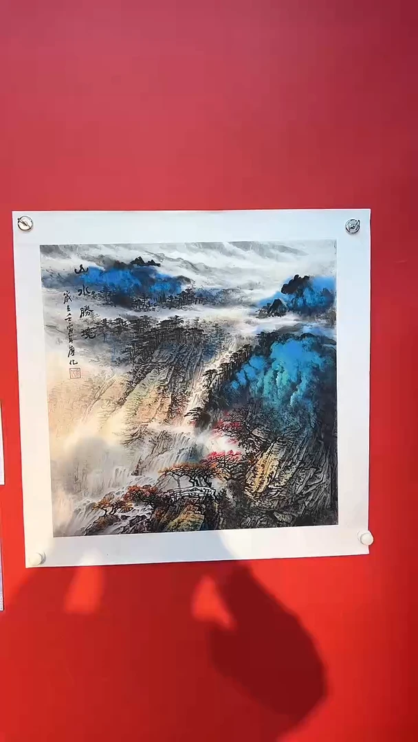 国画国画廖化国画作品