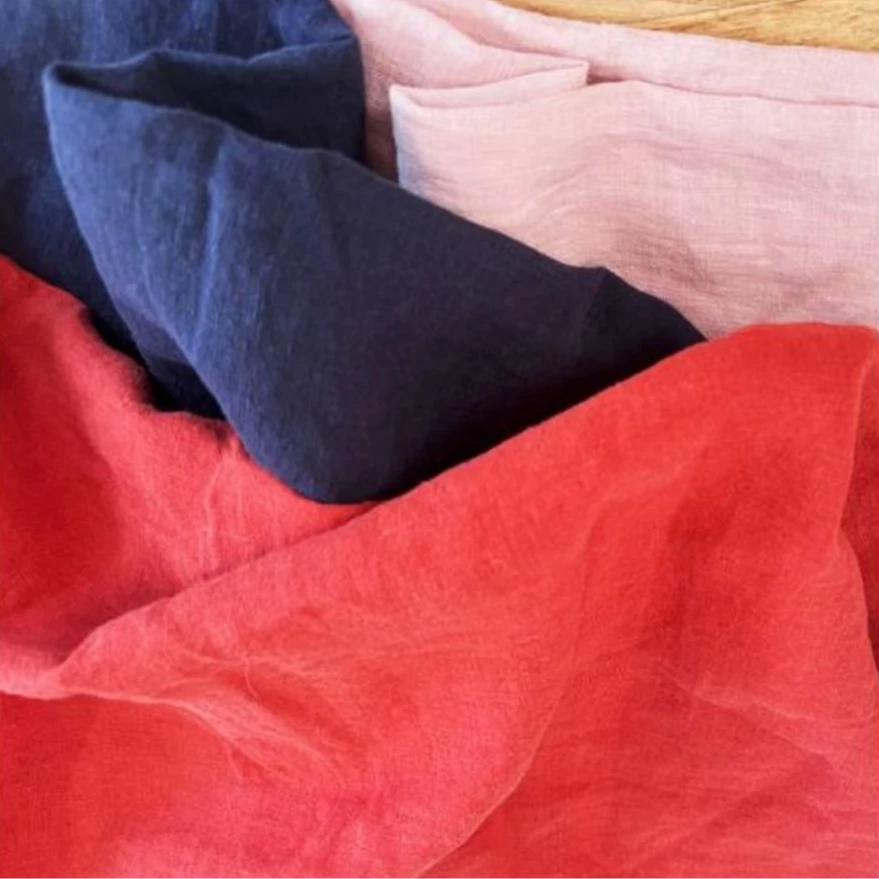 【汉麻】28支酵素洗 夏日薄款百搭纯色 门幅140 服装面料