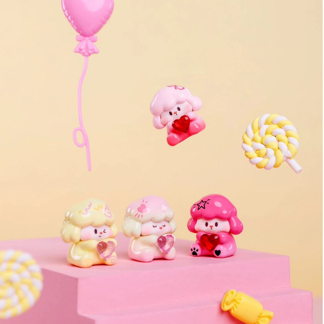 【拆盒】闪耀小狗Buddy小狗也心动ONE COSMO盲盒萌粒_泡泡鱼潮玩