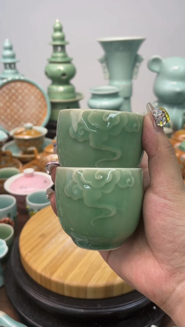 特价福利 微瑕 慧仙青瓷