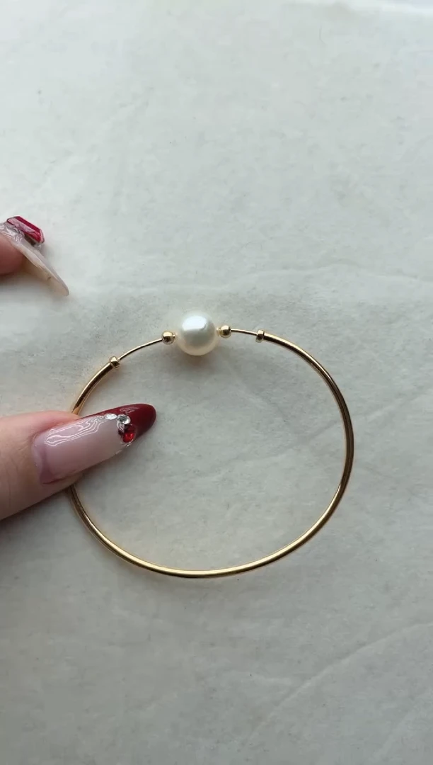 【闪购商品】海水珍珠手镯银S925镶嵌Y54