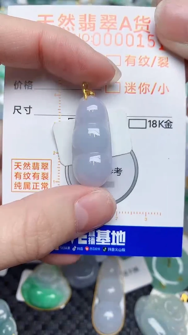 【闪购商品】翡翠颈饰18K金镶嵌453453453