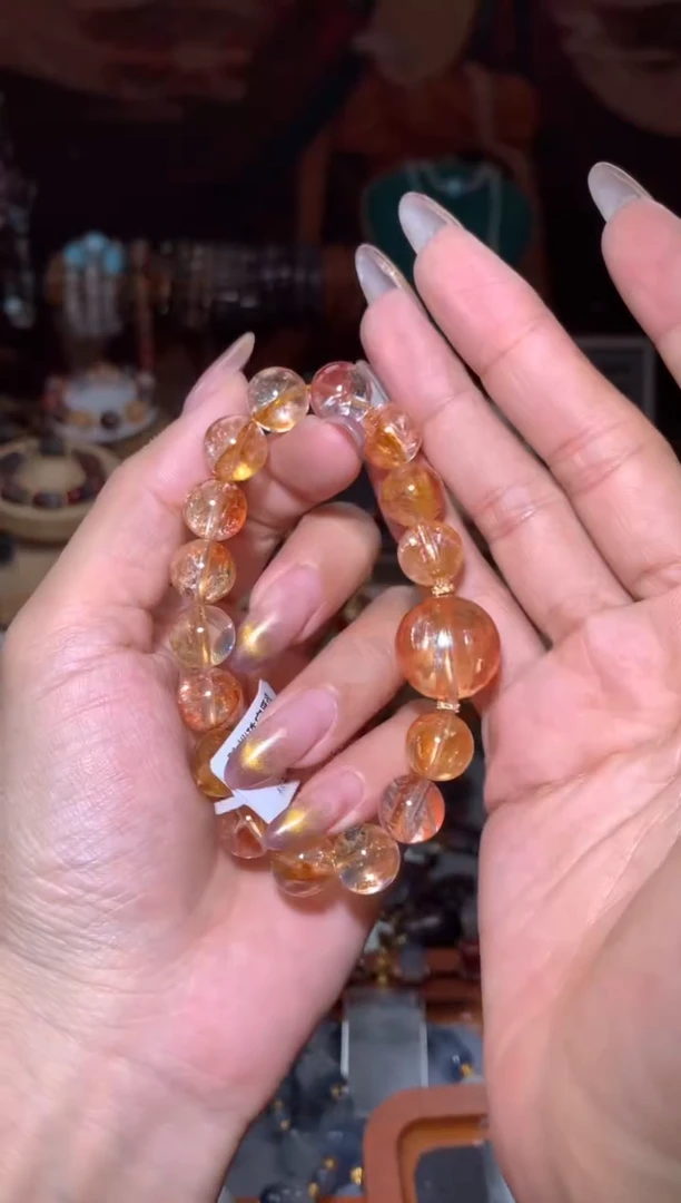 18K金镶嵌珠宝半成品水晶闪灵胶花DIY手串