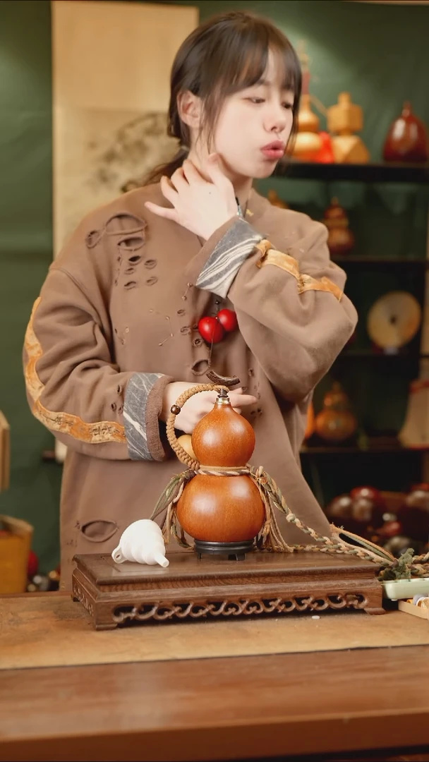 24号精品天然大漆酒葫芦一物一拍~