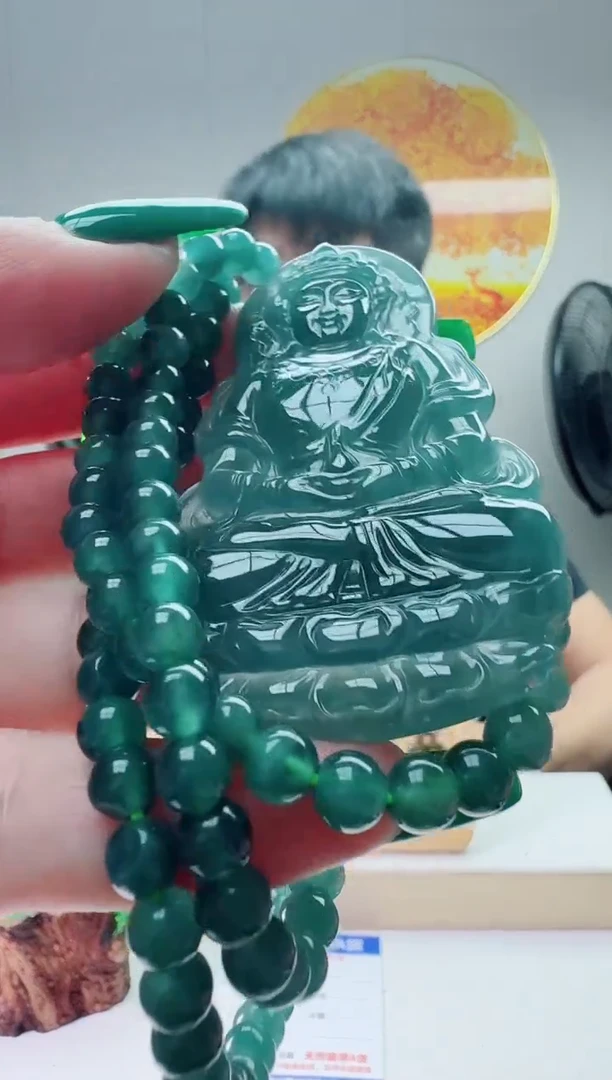 翡翠未镶嵌颈饰多样性随机发其一