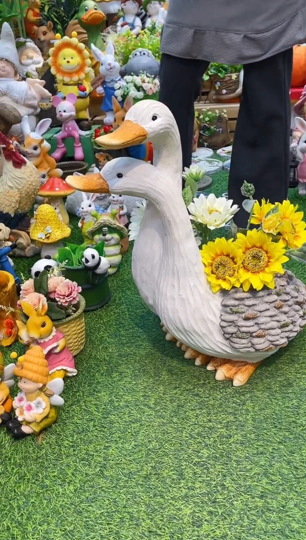 【闪购商品】红陶花园庭院摆件&000&