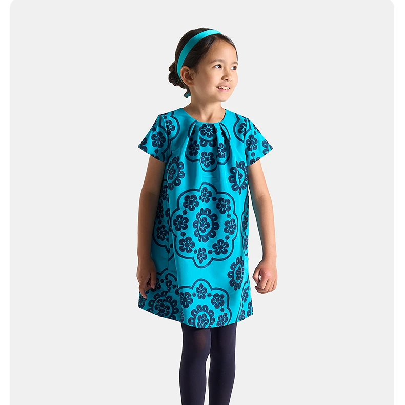 JACADI亚卡迪法国 女大童2024新款法式优雅连衣裙2040038