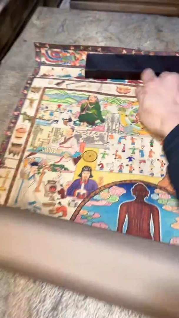 卷轴画卷轴画卷轴画玖忆唐卡TK33