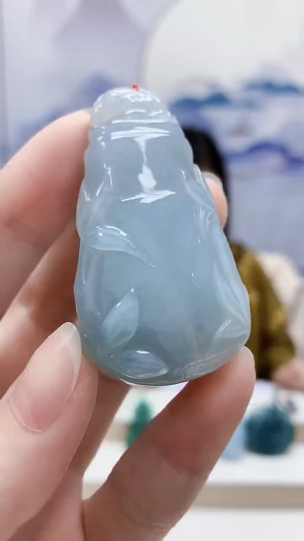 未镶嵌定制翡翠4852ry-毛货挂件12