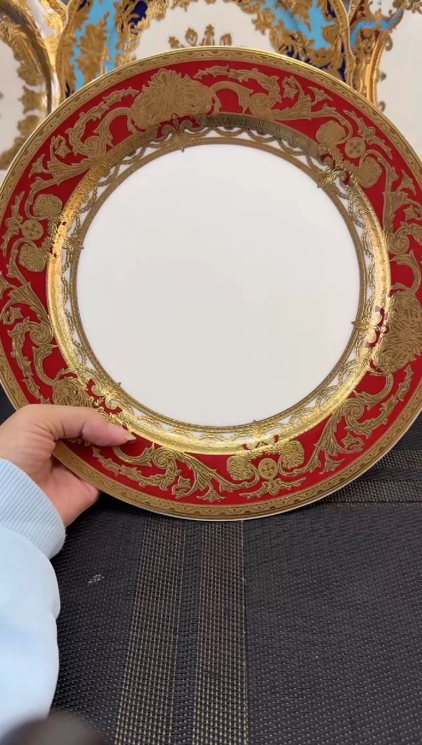 瓷片10.5英寸平盘 1个