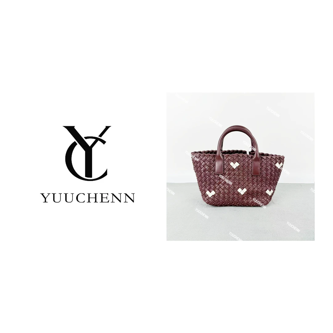 YUUCHENN/【Cabat手袋】进口小羊皮19cm 巴咯红 HH6109