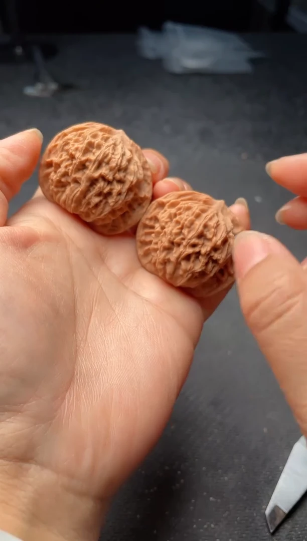 把件文玩核桃w189   盘龙纹   44尺