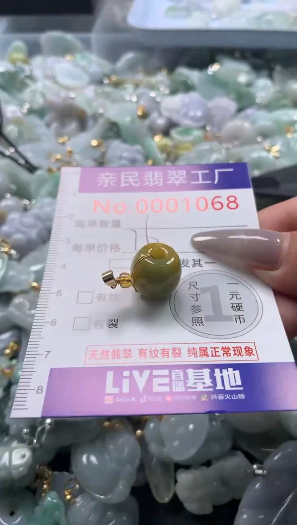 颈饰未镶嵌翡翠1068