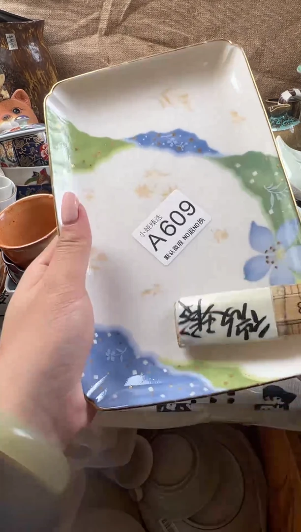清**悠回流瓷器，默认微瑕，介意慎拍A609