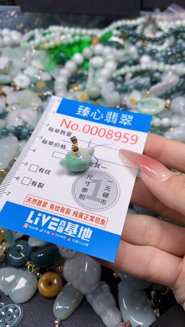 【闪购商品】翡翠颈饰未镶嵌含绳0008959