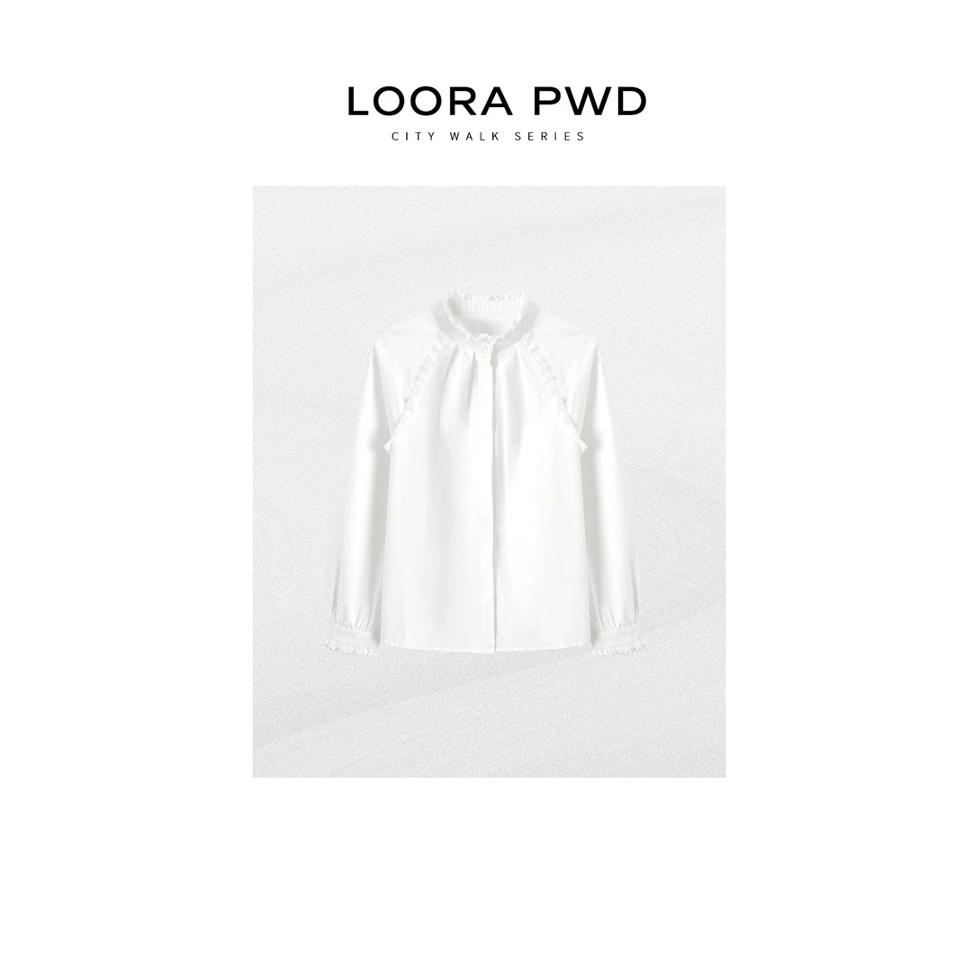 LOORAPWD/罗拉密码新款轻薄设计感衬衣25CJDH0076N