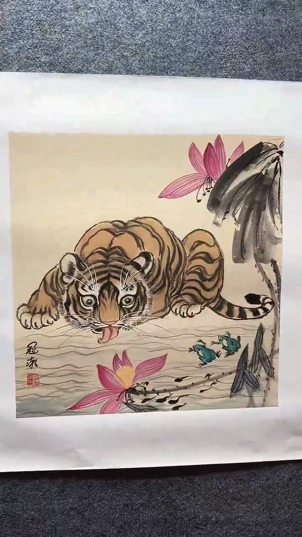 国画程冠潮/国画/花鸟