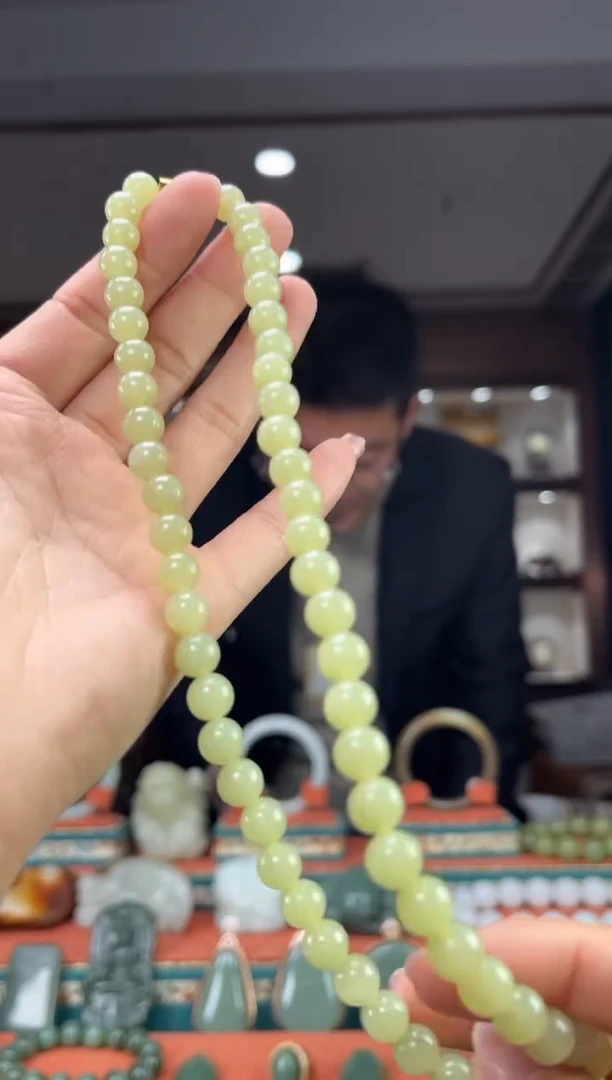 【闪购商品】和田玉颈饰未镶嵌佩佩8mm左右