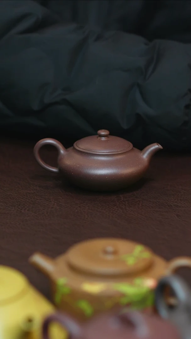 【闪购商品】紫砂茶壶舒和120紫泥壶