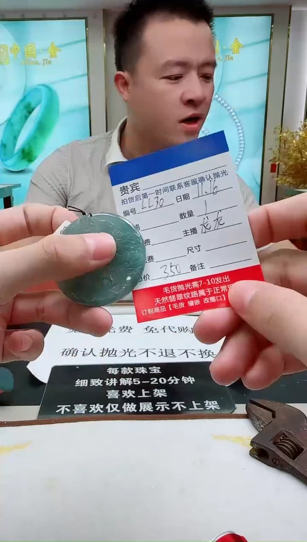 未镶嵌定制翡翠LL30翡翠吊坠-多样性发其一