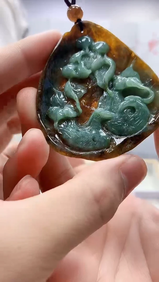 定制翡翠未镶嵌4812bb-毛货挂件49