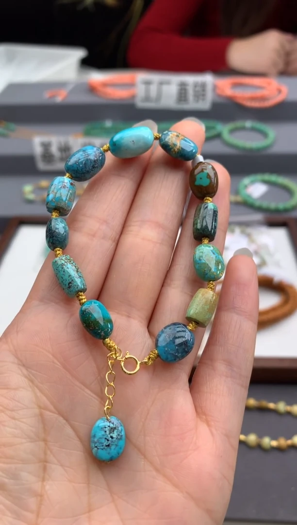 未镶嵌绿松石手串茜.D144