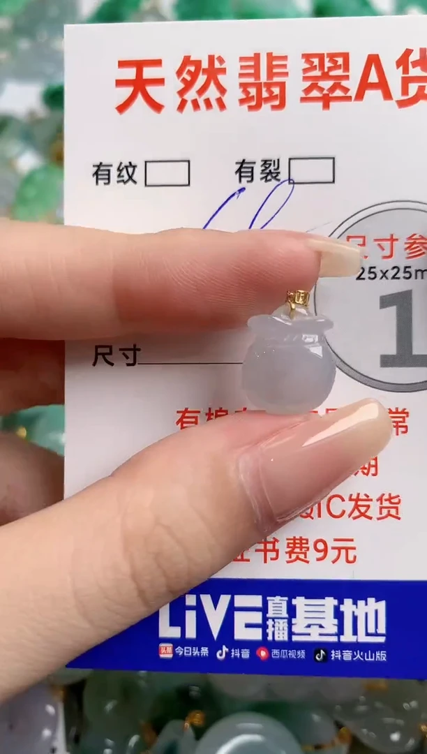 翡翠18K金镶嵌颈饰14006031